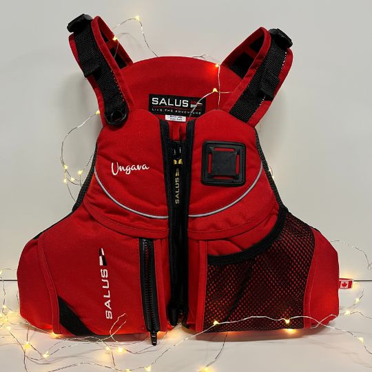 Veste de flottaison Ungava Veste de flottaison Ungava rouge entourée de lumières