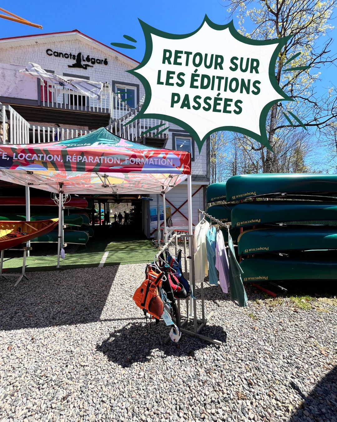 Retour sur édition 2024 de la Vente sous la cabane Canots Légaré Cabane à canot en 2024
